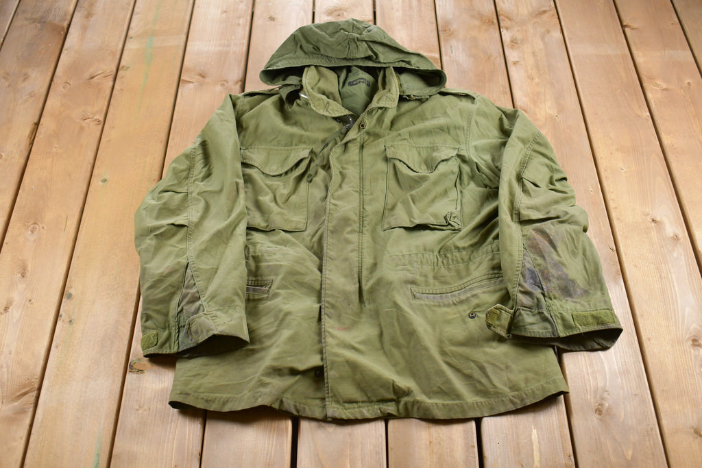 Vintage 1970s Army Military Field Jacket
