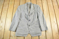 Vintage 1980s Gino Disegnatore Silk Wool Blazer Jacket Men's Medium