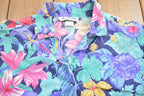 Vintage 1990sMs. Caribou Floral Hawaiian Button Up Shirt