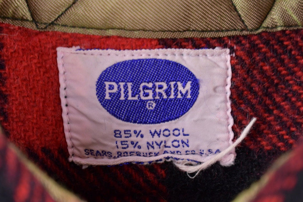 Vintage 1970s Pilgrim Buffalo Plaid Button Up Shirt