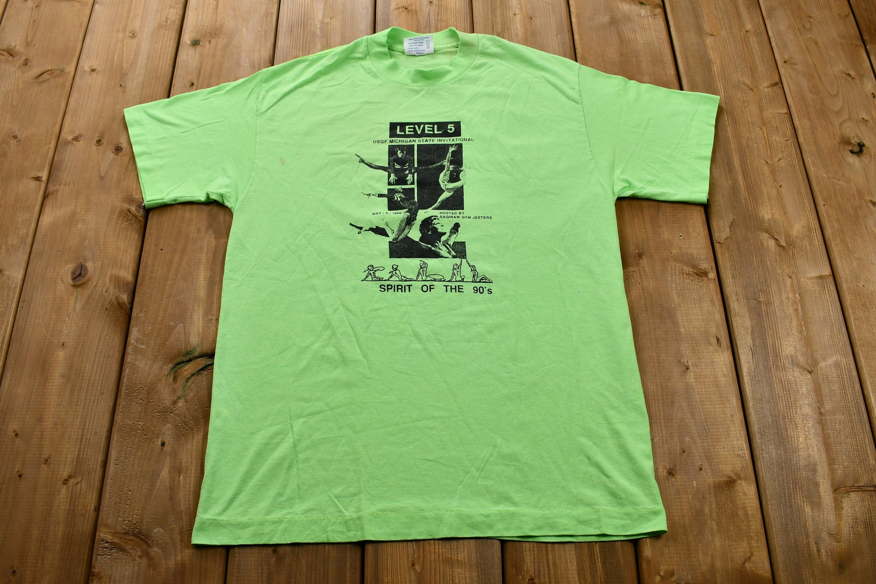 Vintage 1990 USGF Michigan State Invitational T-Shirt