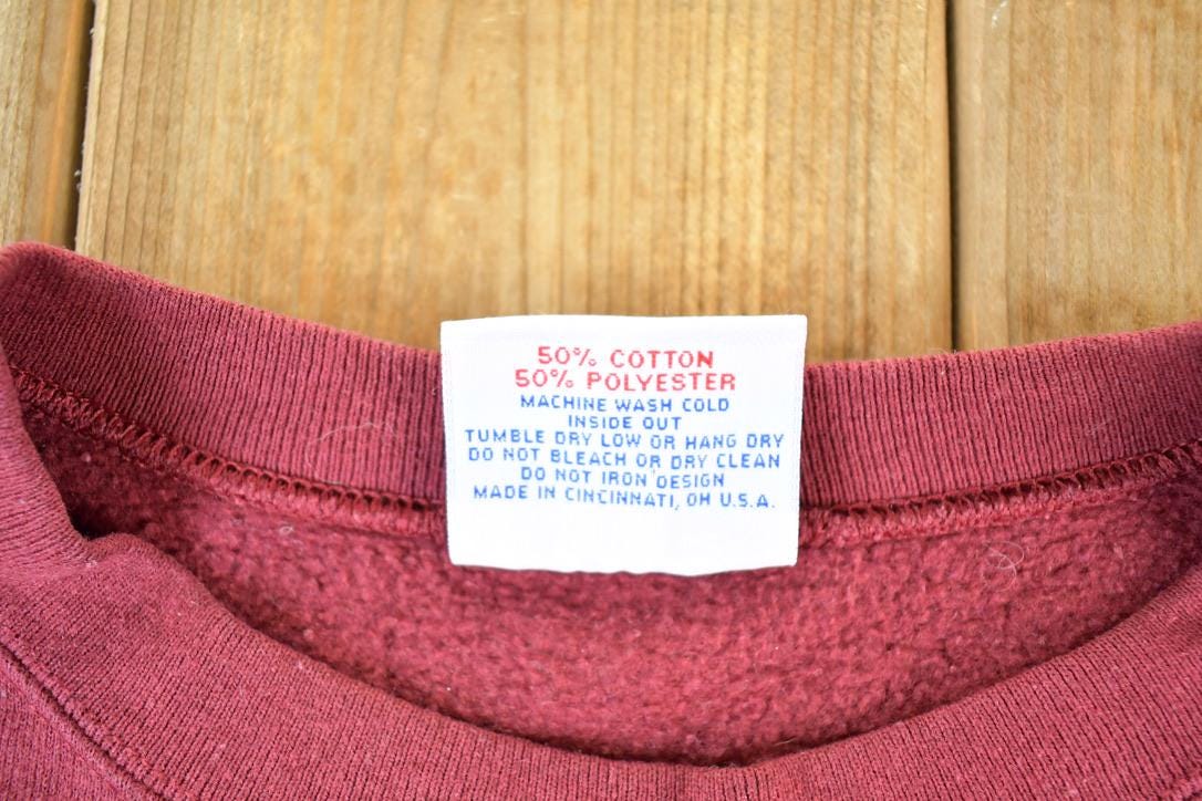 Vintage 1990s The Outdoor Collection Grey Wolf Crewneck Sweatshirt Mens XL