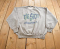 Vintage 1990s The Spot Marshalltown Iowa Russell Athletics Souvenir Crewneck Sweatshirt Made In USA