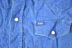 Vintage 1970 Key Denim Button Up Shirt Men's XL