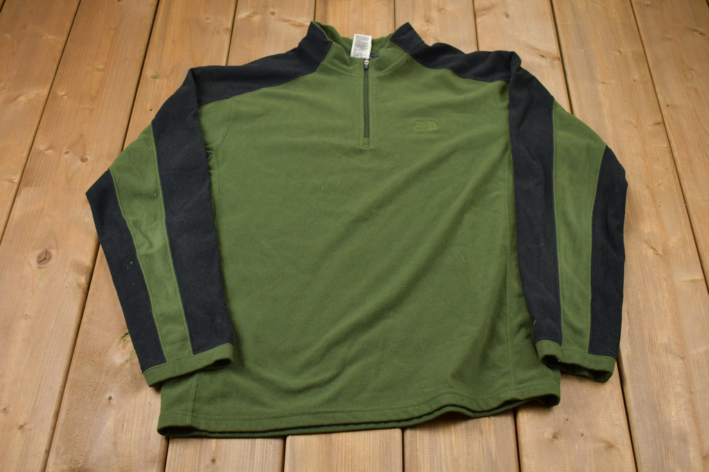 Vintage 1990s The North Face Quarter Zip Fleece Sweater