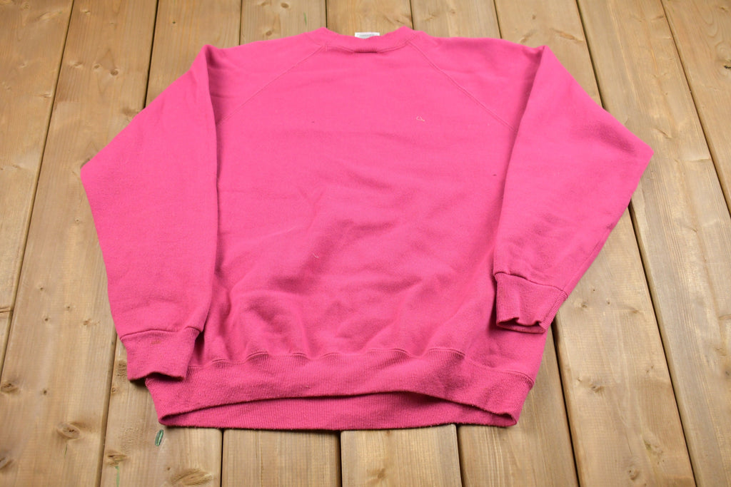 Vintage 1990s Hanes Her Way Bird Graphic Raglan Crewneck