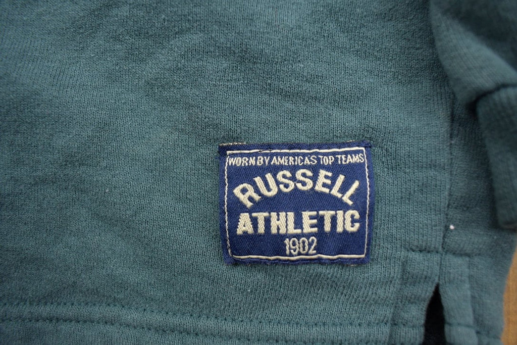 Vintage 1990s Russell Athletics Blank Henley Sweatshirt