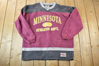 Vintage 1990s Mi9nnesota Athletic Department Souvenir Heavyweight Crewneck Sweatshirt Made In USA