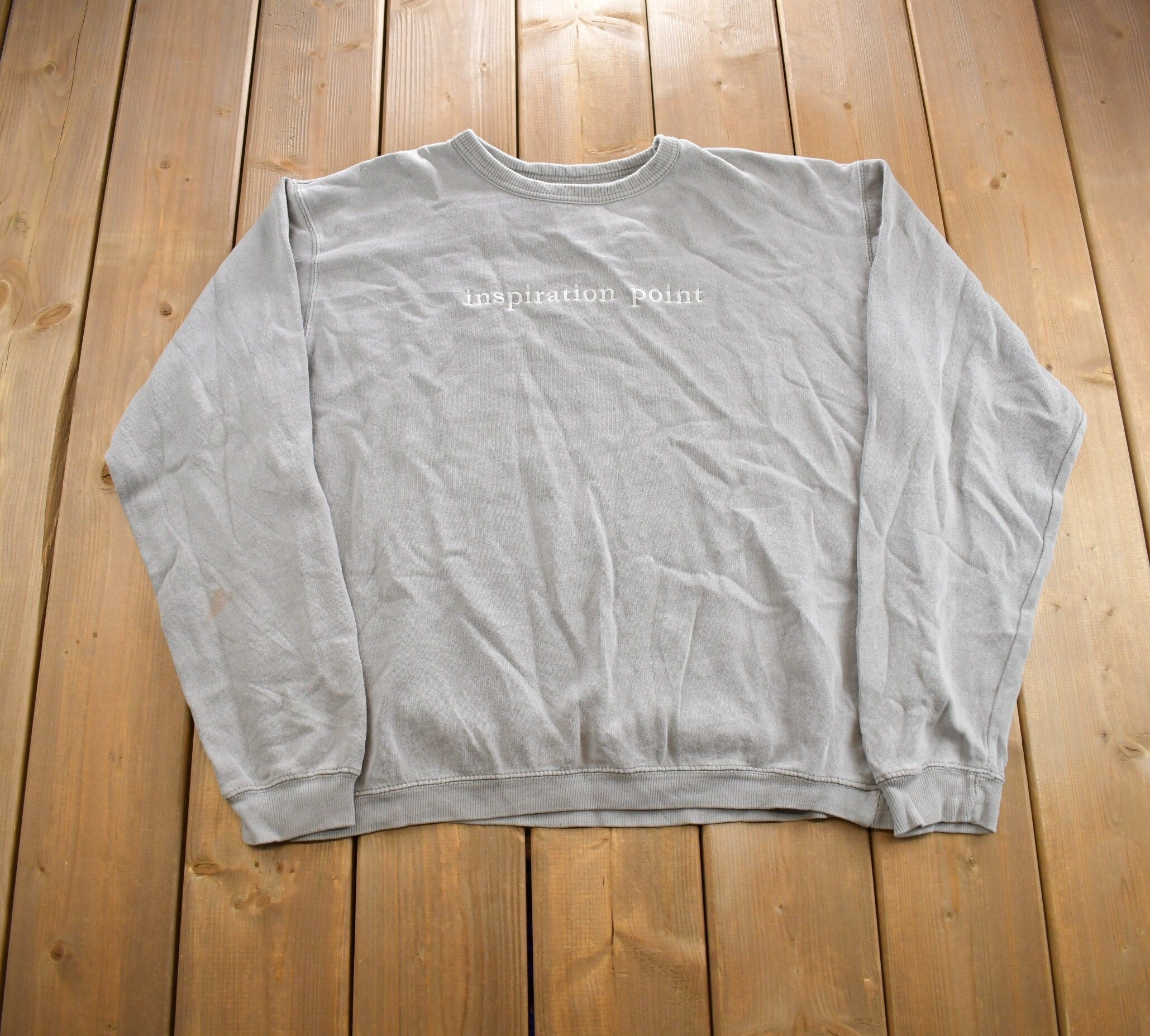 Vintage 1990s Inspiration Point Embroidered Crewneck Sweatshirt