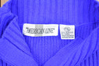 Vintage American Line Quarter Zip Knitted Sweater