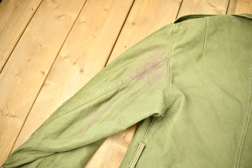 Vintage WW2 Military Button Up Trench Coat