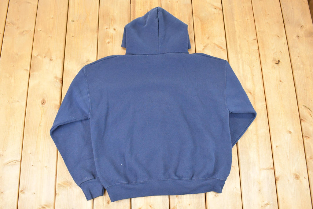 Vintage 1990s Paws And Claws Graphic Print Hoodie Sweatshirt Men's L