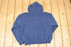 Vintage 1990s Paws And Claws Graphic Print Hoodie Sweatshirt Men's L
