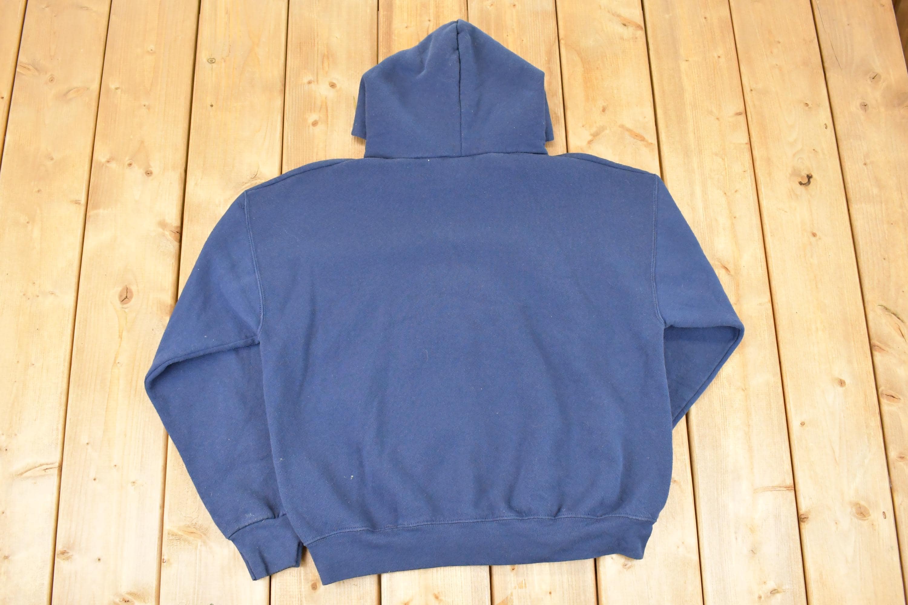 Vintage 1990s Paws And Claws Graphic Print Hoodie Sweatshirt Men's L