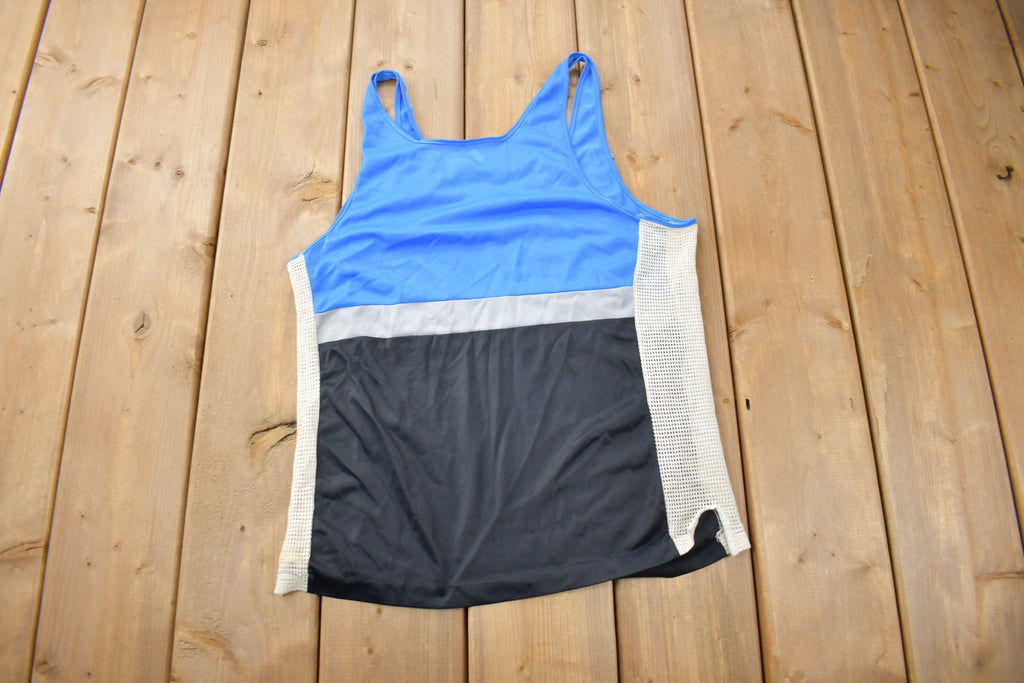 Vintage 1970s Nike Mesh Running Tank Top Shirt