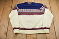 Vintage 1980s JC Penney Aztec Knitted Sweater