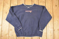 Vintage 1990s Nantucket Embroidered V Neck Sweatshirt Men's L