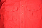 Vintage 1990s Eddie Bauer Red Button Up Flannel Shirt