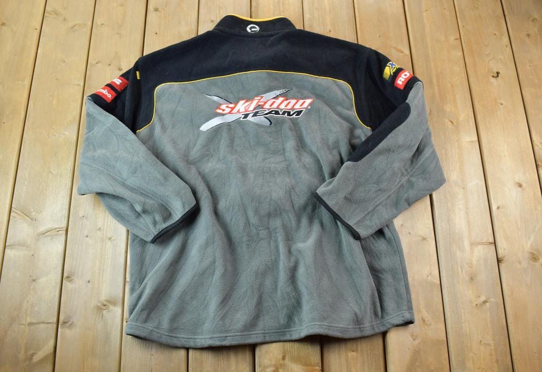 Vintage 1990s Ski Doo Team Fleece Sweater