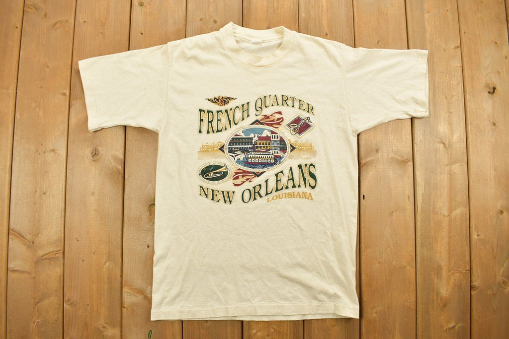 Vintage 1990s New Orleans French Quarter Souvenir T Shirt