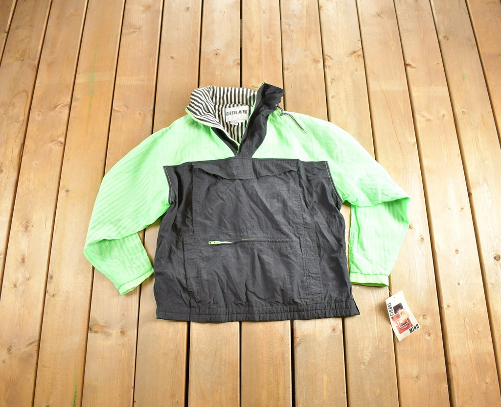 Vintage 1990s Global Mind Nylon Sports Jacket