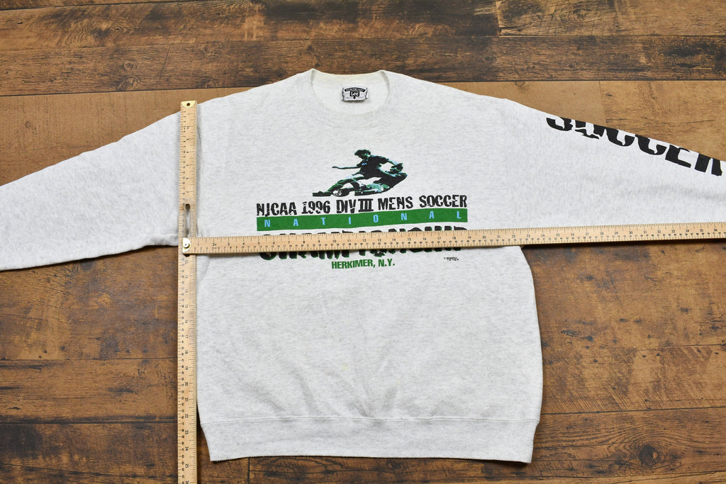 Vintage 1996 Soccer Championship Sportswear Graphic Sweatshirt