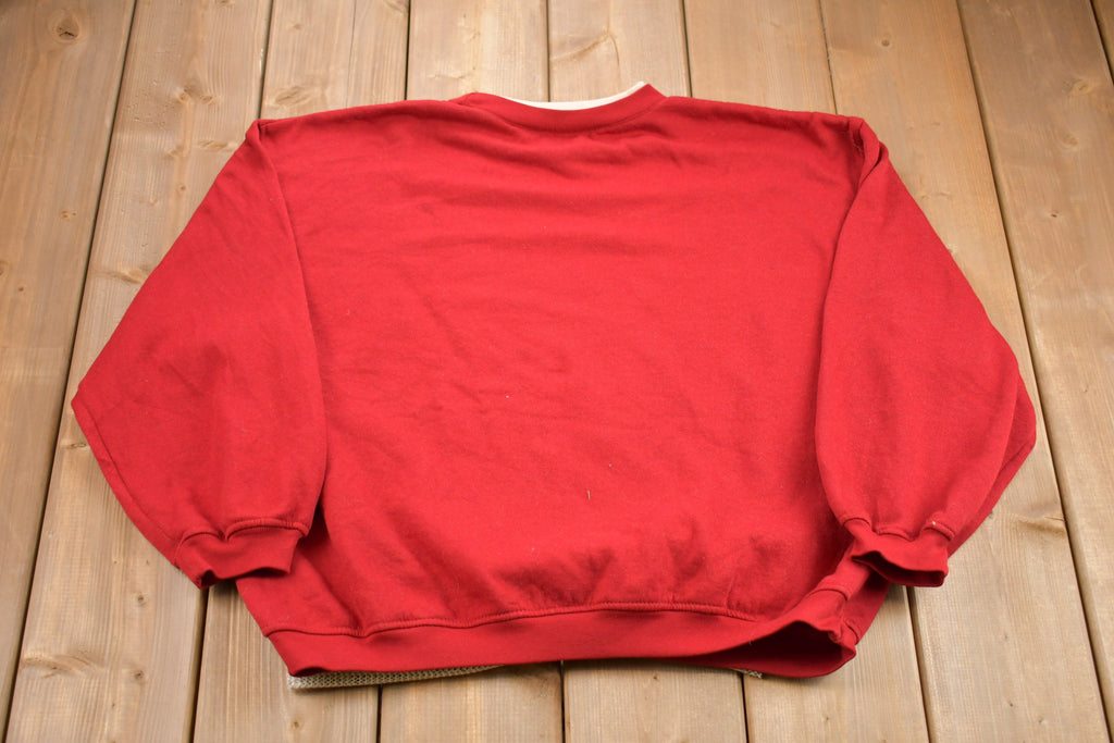 Vintage 1990s Cute Kitten Animal Print Crewneck