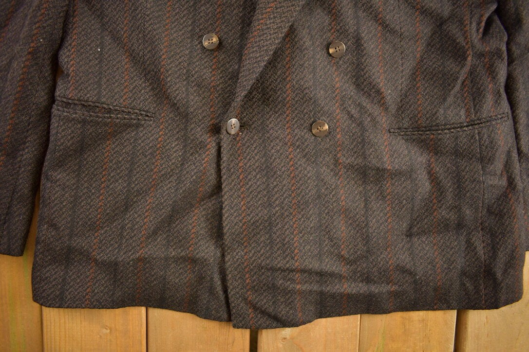 Vintage 1990s Wool Blazer Jacket
