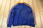 Vintage 1970s Zip Collar Knit Sweater