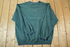 Vintage 1990s Ski Whistler British Columbia Souvenir Heavyweight Crewneck Sweatshirt