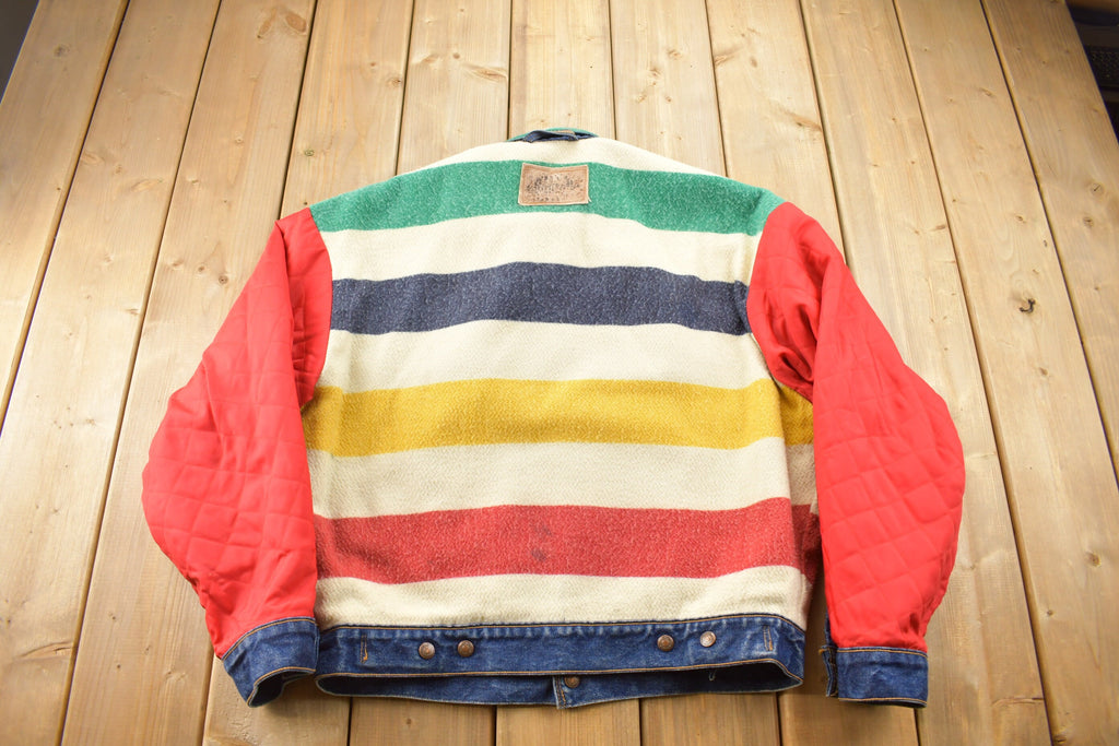 Vintage 1980s The Hudsons Bay Levi's Reversible Jean Jacket