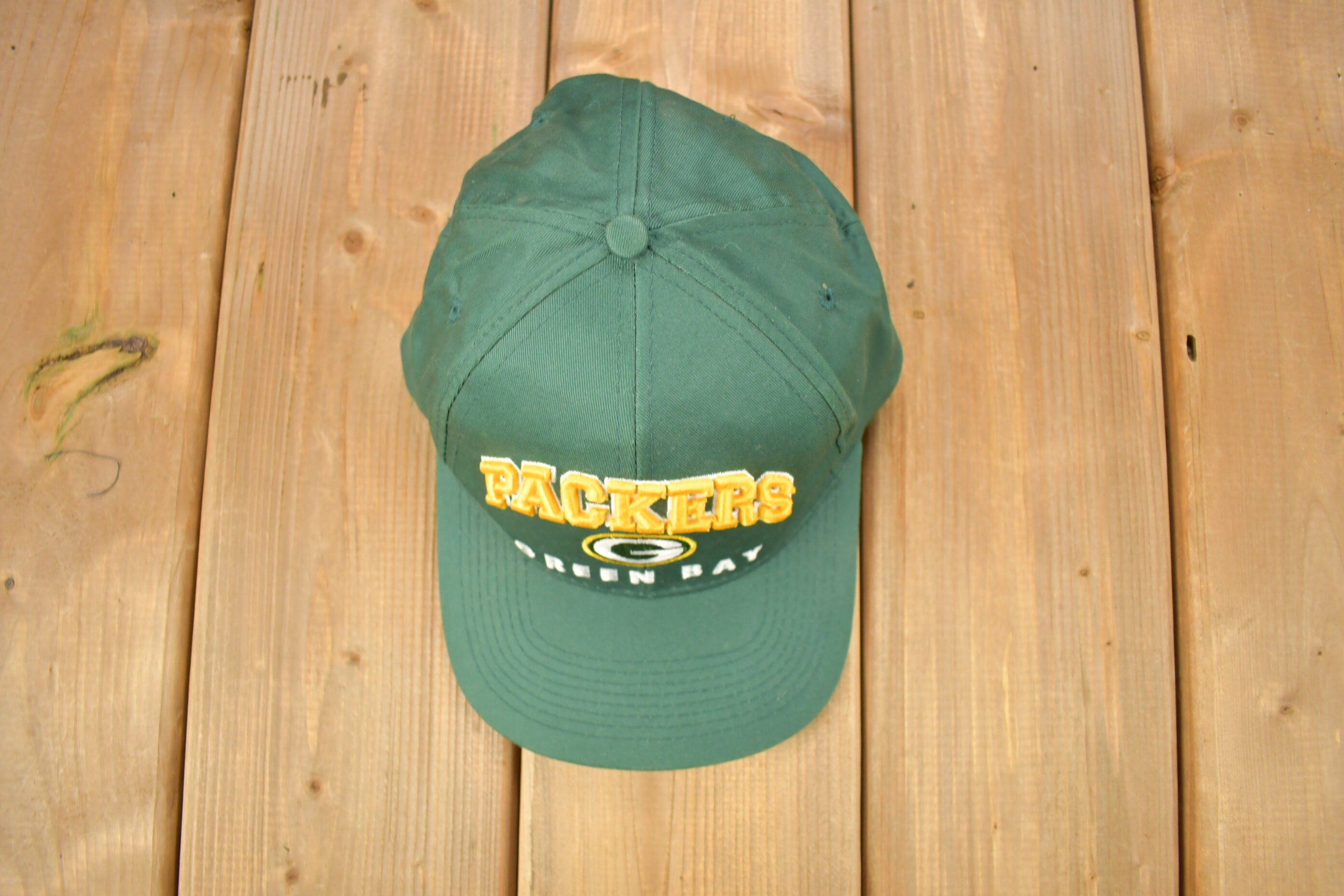 Vintage 1990s Green Bay Packers NFL Snap Back Hat