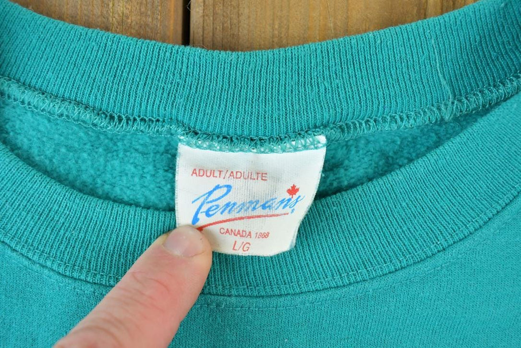 Vintage 1998 CJOH Telethon I Care Teddy Bear Crewneck Sweatshirt