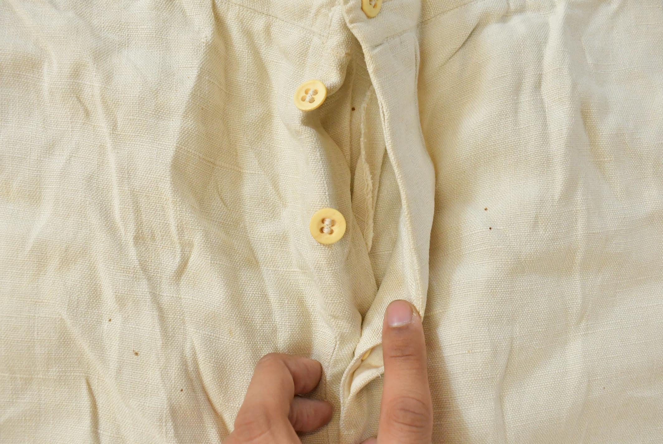 Vintage 1930s Linen Breeches Pants Trousers Men's 34 x 25.5
