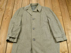 Vintage Made For Sacks Bros Collared Single Breasted Breasted Wool Overcoat