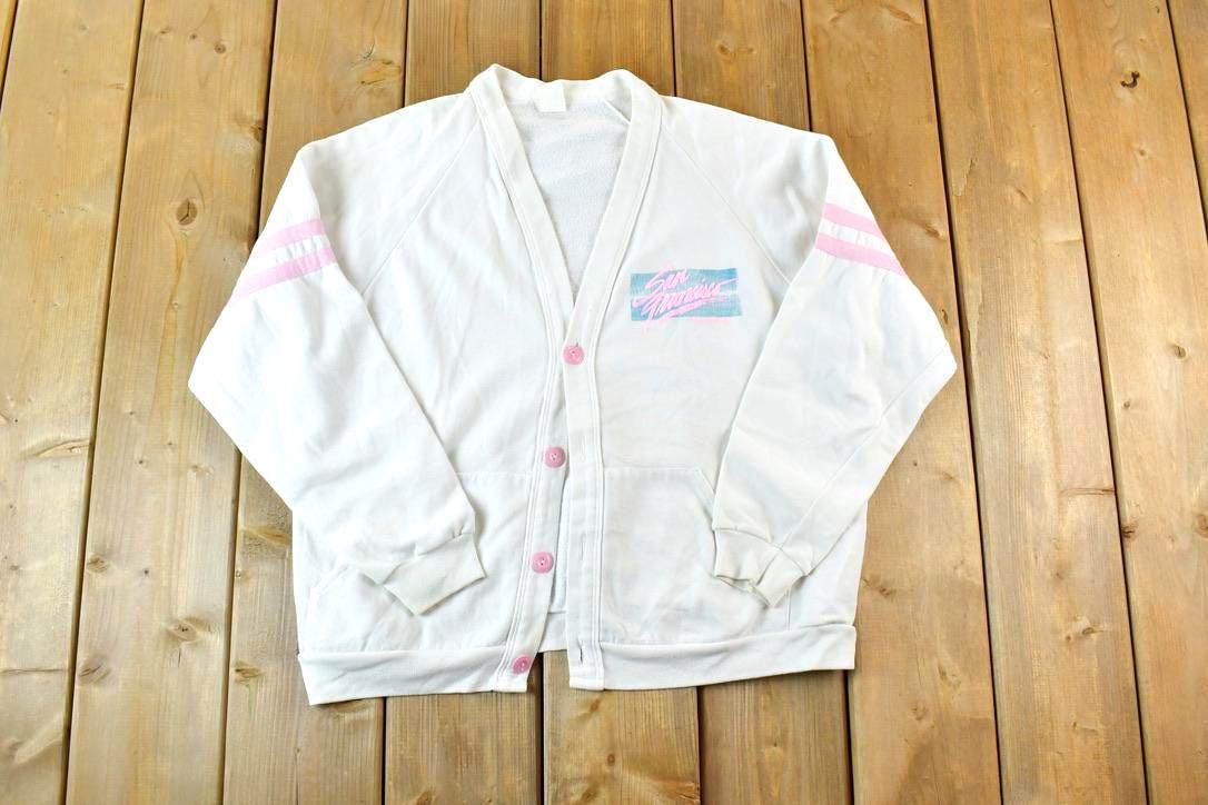 Vintage 1980s San Francisco Full Button Souvenir Crewneck Sweatshirt