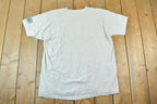 Vintage 1990s Kick Some Fin Fishing Single Stitch T-Shirt / 90s Vintage Souvenir Tee / Rare Vacation Tee / Summer Shirt Made In USA
