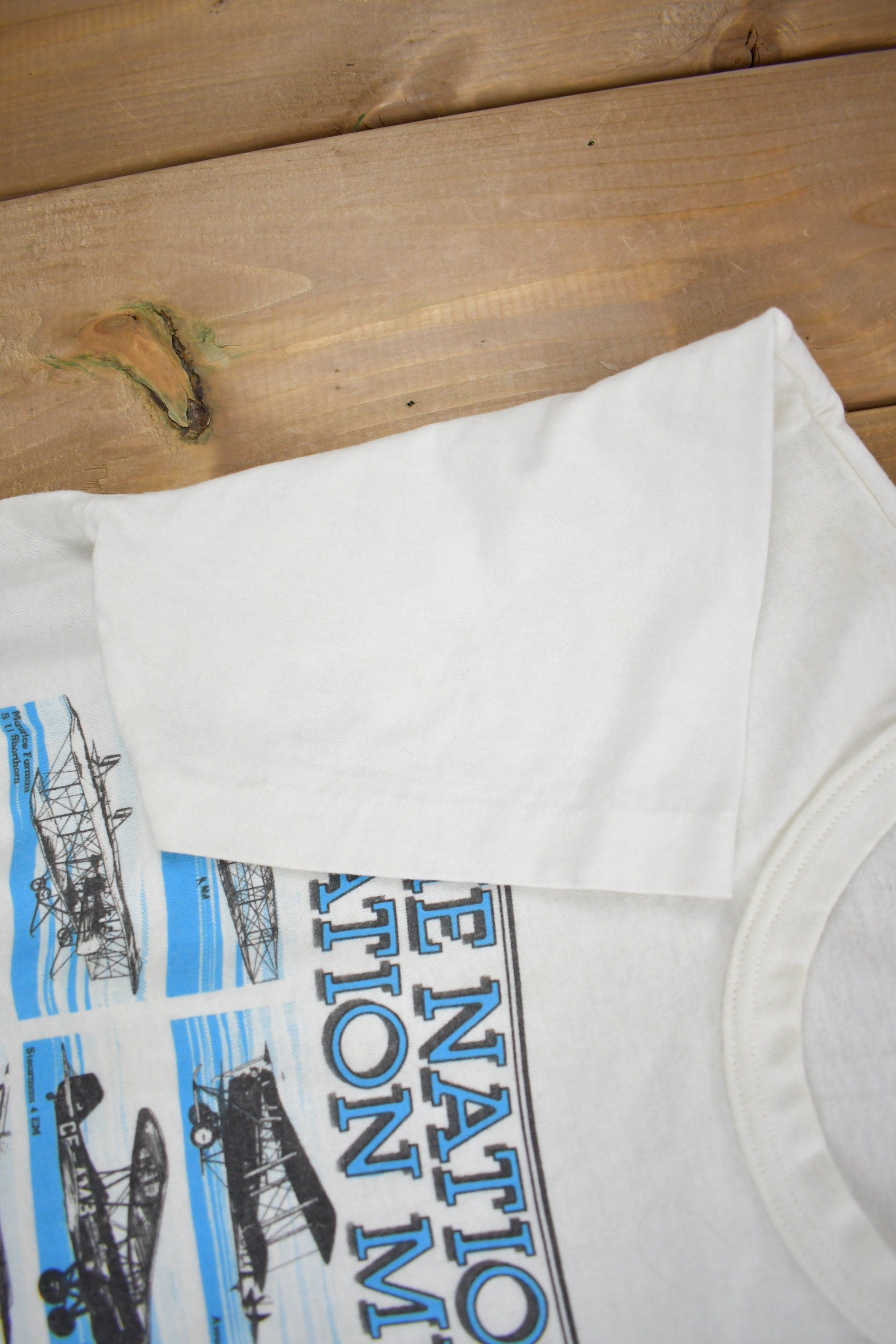 Vintage 1980s The National Aviation Museum Of Canada Graphic T Shirt