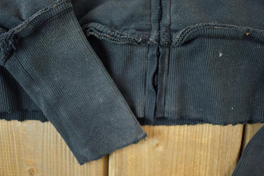 Vintage 1990s T Blank Blank Zip Up Hoodie Made In USA
