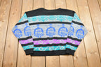 Vintage Looking Good Psychedelic Knitted Sweater