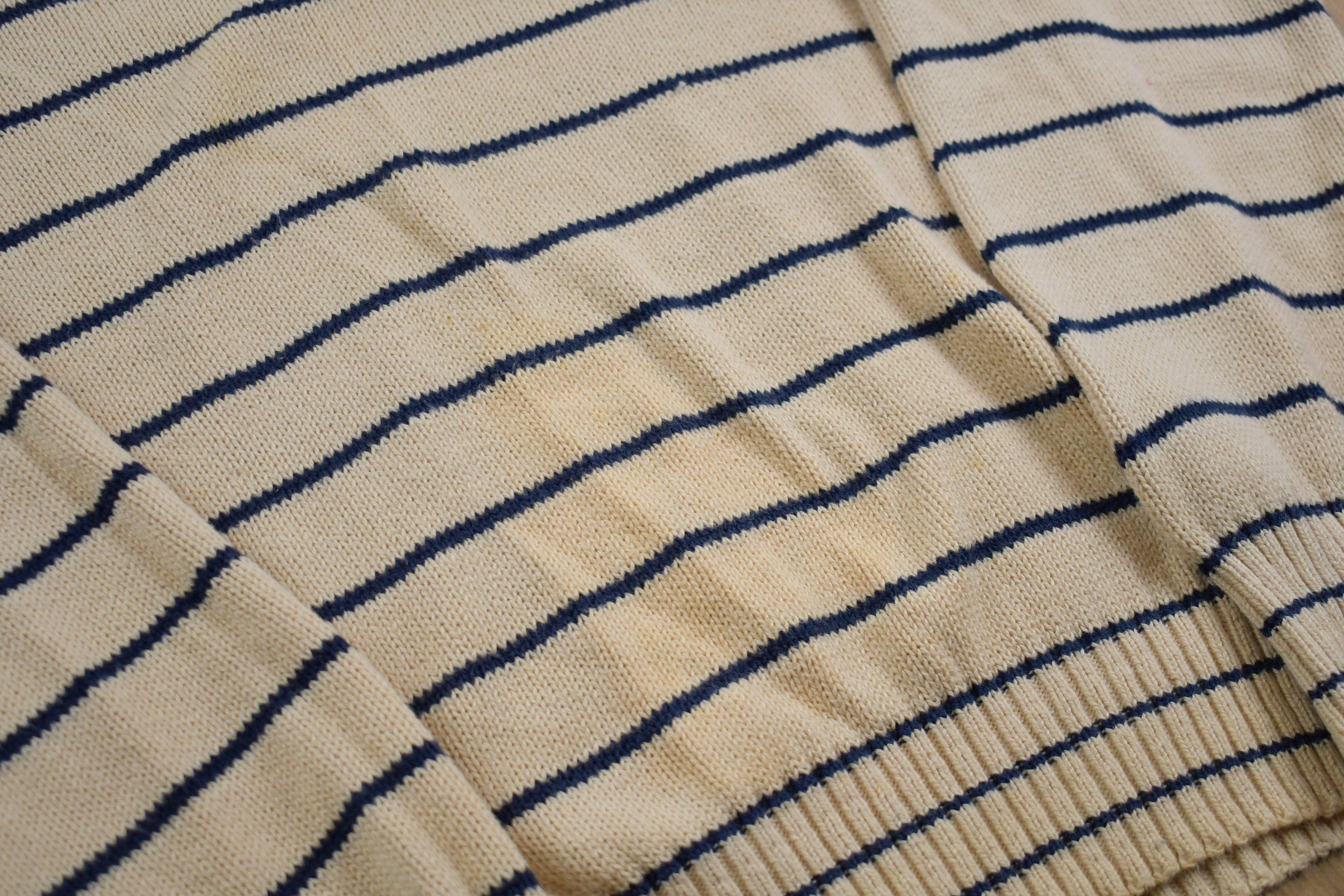 Vintage 1980s Robert Bruce Striped Knit Crewneck Sweater