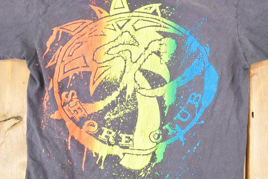 Vintage 1990s Shore Club Souvenir Surfing T-Shirt Men's S