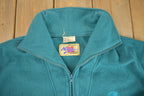 Vintage 1990s Novin Quater Zip Fleece Sweater