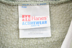 Vintage 1990s Hanes Purple Flower Crewneck Sweatshirt