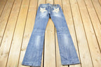 Vintage Y2K Miss Me Bedazzled Low Rise Jeans Size 26x33