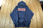 Vintage 1990s Penn State University Champion Reverse Weave Hoodie Sweatshirt
