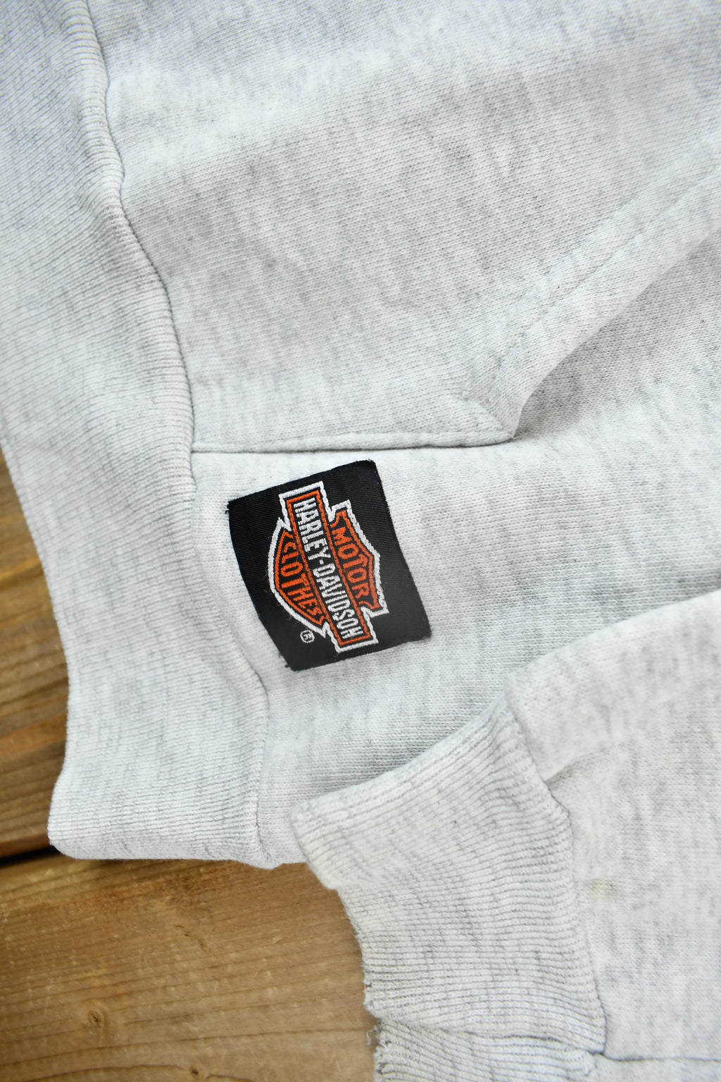 Vintage 1990 Harley Davidson South Miami Graphic Hoodie