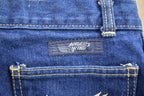 Vintage 1970s Angels Wing Stove Pipe Jeans Size 31x31
