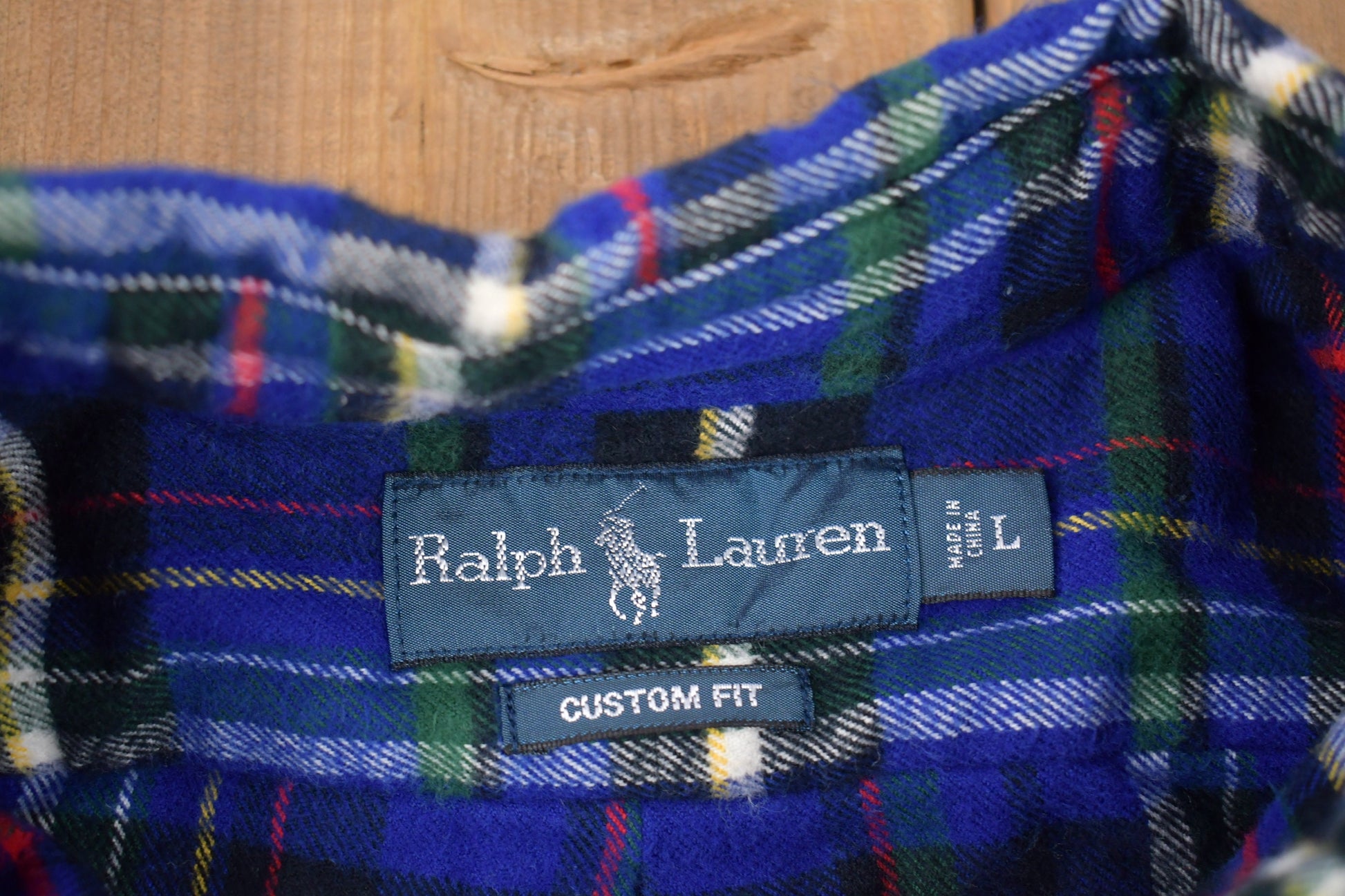 Vintage 1990s Ralph Lauren Plaid Button Up Shirt