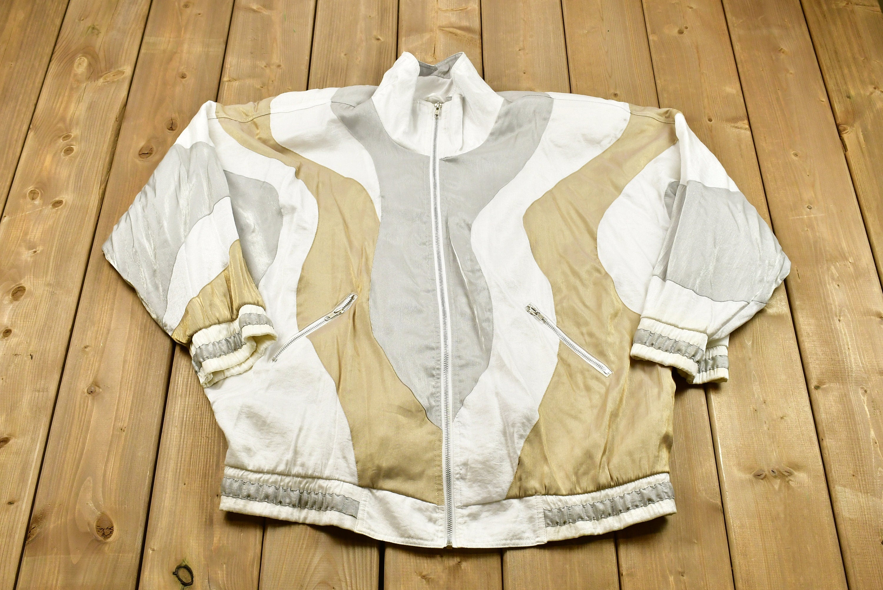 Vintage 1990s Color Block Windbreaker